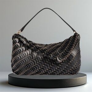 Paco Rabanne Chainmail Embellished Shoulder Bag